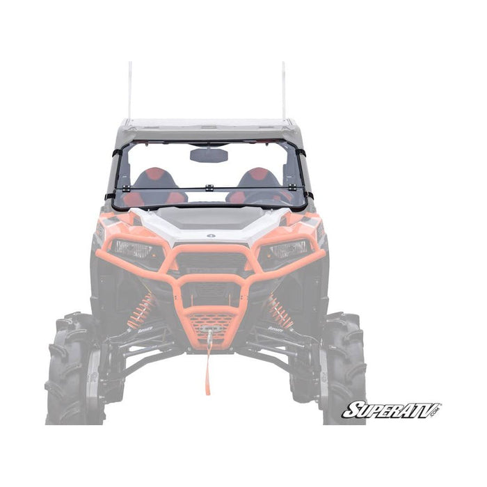 Polaris General Scratch Resistant Flip Down Windshield by SuperATV