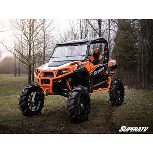 Polaris General Scratch Resistant Flip Down Windshield by SuperATV FDWS-P-GEN1K-70 Folding Windshield FDWS-P-GEN1K-70 SuperATV