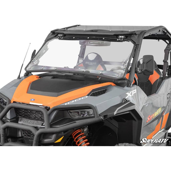 Polaris General Scratch Resistant Flip Windshield by SuperATV