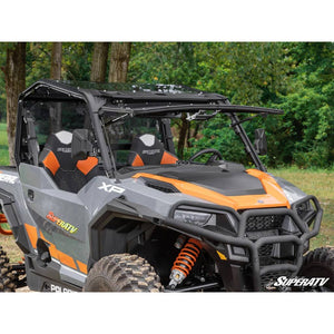 Polaris General Scratch Resistant Flip Windshield by SuperATV FWS-P-GENXP-RC-70#AA FWS-P-GENXP-RC-70#AA SuperATV