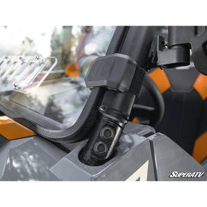 Polaris General Scratch-Resistant Vented Full Windshield by SuperATV WS-P-GEN1K-V-70 WS-P-GEN1K-V-70 SuperATV