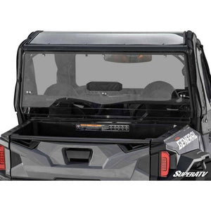 Polaris General XP 1000 Rear Vented Windshield by SuperATV RWS-P-GEN1K-V-76#XP Vented Windshield RWS-P-GEN1K-V-76#XP SuperATV