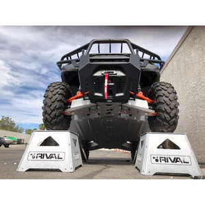 Polaris Ranger 1000 Central Skid Plate Alloy by Rival Powersports 2444.7448.1 Skid Plate 84-2071 Western Powersports Drop Ship