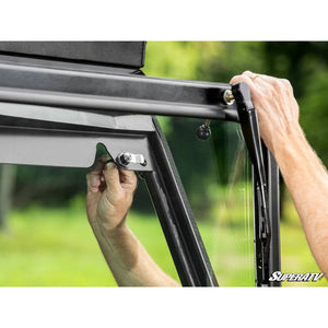 Polaris Ranger 1000 Flip Down Glass Windshield by SuperATV SuperATV