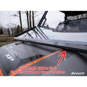 Polaris Ranger 1000 Scratch Resistant Flip Down Windshield by SuperATV SuperATV