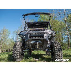 Polaris Ranger 1000 Scratch Resistant Flip Windshield by SuperATV FWS-P-RAN-001-70#DFV FWS-P-RAN-001-70#DFV SuperATV