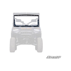 Polaris Ranger 1000 Scratch Resistant Flip Windshield by SuperATV FWS-P-RAN-001-70#DFV FWS-P-RAN-001-70#DFV SuperATV