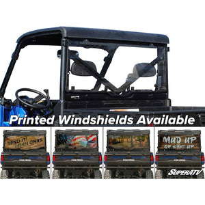 Polaris Ranger 1000 Scratch-Resistant Rear Windshield by SuperATV SuperATV