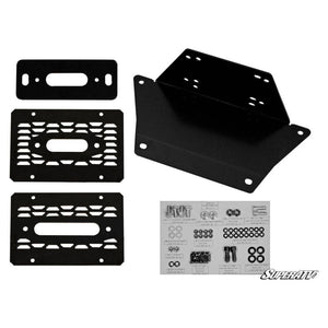 Polaris Ranger 1000 Winch Mounting Plate by SuperATV Winch Mount SuperATV