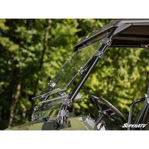 Polaris Ranger 500 Scratch Resistant Flip Windshield by SuperATV FWS-P-RAN09XP-002-70#RZ FWS-P-RAN09XP-002-70#RZ SuperATV