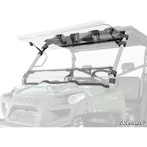 Polaris Ranger 500 Scratch Resistant Flip Windshield by SuperATV FWS-P-RAN09XP-002-70#RZ FWS-P-RAN09XP-002-70#RZ SuperATV