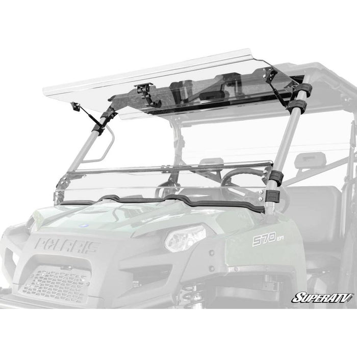 Polaris Ranger 500 Scratch Resistant Flip Windshield by SuperATV