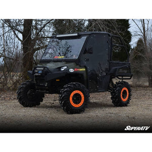 Polaris Ranger 900 Diesel Cab Enclosure Doors by SuperATV DOOR-P-RAN-09XP-001-72#AA Cab Enclosure DOOR-P-RAN-09XP-001-72#AA SuperATV Scratch Resistant Polycarbonate - Light Tint