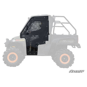 Polaris Ranger 900 Diesel Cab Enclosure Doors by SuperATV DOOR-P-RAN-09XP-001-72#AA Cab Enclosure DOOR-P-RAN-09XP-001-72#AA SuperATV Scratch Resistant Polycarbonate - Light Tint