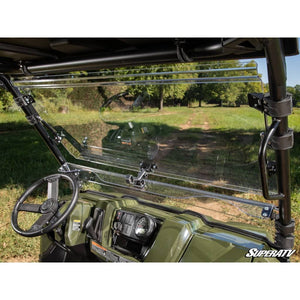 Polaris Ranger 900 Diesel Scratch Resistant Flip Windshield by SuperATV FWS-P-RAN09XP-002-70#RN Folding Windshield FWS-P-RAN09XP-002-70#RN SuperATV