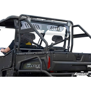 Polaris Ranger 900 Diesel Vented Full Rear Windshield by SuperATV RWS-P-RAN-09XP-001-75#RN Vented Windshield RWS-P-RAN-09XP-001-75#RN SuperATV