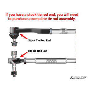 Polaris Ranger Midsize Heavy-Duty Tie Rod End Replacement Kit by SuperATV TRE-RP-001#AA TRE-RP-001#AA SuperATV