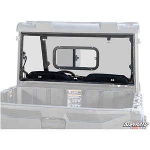 Polaris Ranger Midsize Rear Sliding Windshield by SuperATV RWS-P-RAN570-SGW-76 RWS-P-RAN570-SGW-76 SuperATV