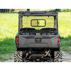 Polaris Ranger Midsize Rear Sliding Windshield by SuperATV RWS-P-RAN570-SGW-76 RWS-P-RAN570-SGW-76 SuperATV