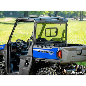 Polaris Ranger Midsize Rear Sliding Windshield by SuperATV RWS-P-RAN570-SGW-76 RWS-P-RAN570-SGW-76 SuperATV