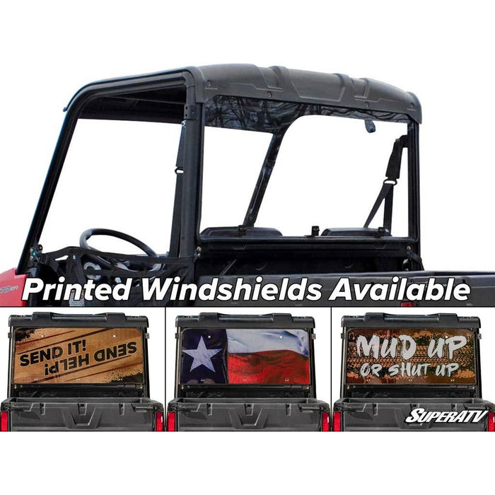 Polaris Ranger Midsize Rear Windshield (2015+) by SuperATV