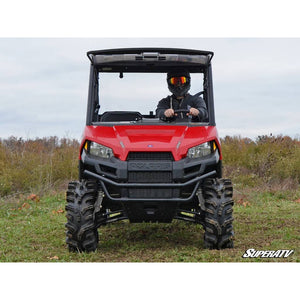 Polaris Ranger Midsize Scratch Resistant Flip Windshield by SuperATV FWS-P-RANMID-70 FWS-P-RANMID-70 SuperATV