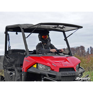 Polaris Ranger Midsize Scratch Resistant Flip Windshield by SuperATV FWS-P-RANMID-70 FWS-P-RANMID-70 SuperATV