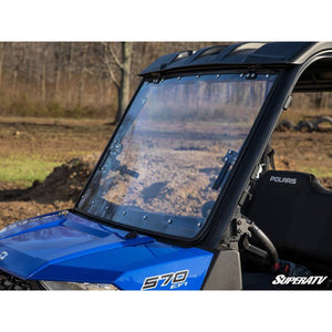 Polaris Ranger SP 570 Scratch-Resistant Flip Windshield by SuperATV FWS-P-RAN570-001-70 FWS-P-RAN570-001-70 SuperATV