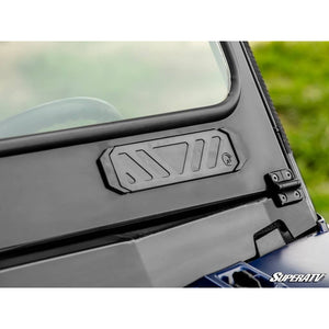 Polaris Ranger XP 1000 Flip Down Glass Windshield by SuperATV Folding Windshield SuperATV