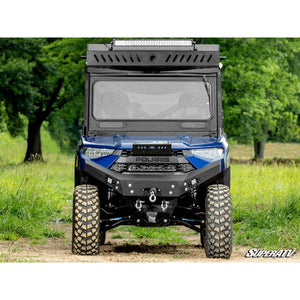 Polaris Ranger XP 1000 Flip Down Glass Windshield by SuperATV Folding Windshield SuperATV