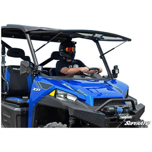 Polaris Ranger XP 1000 Scratch Resistant Flip Windshield by SuperATV Folding Windshield SuperATV