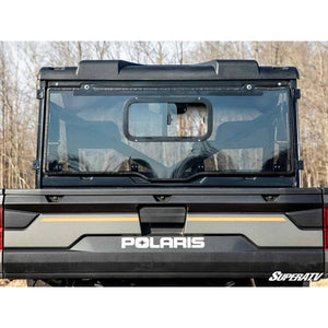 Polaris Ranger XP 1000 Sliding Rear Windshield by SuperATV RWS-P-RAN1K-SGW-76 Rear Windshield RWS-P-RAN1K-SGW-76 SuperATV