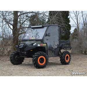 Polaris Ranger XP 800 Cab Enclosure Doors by SuperATV DOOR-P-RAN-09XP-001-72#AB DOOR-P-RAN-09XP-001-72#AB SuperATV Scratch Resistant Polycarbonate - Light Tint