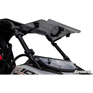 Polaris RS1 Scratch Resistant Flip Windshield by SuperATV FWS-P-RS1-70 FWS-P-RS1-70 SuperATV