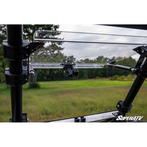 Polaris RS1 Scratch Resistant Flip Windshield by SuperATV FWS-P-RS1-70 FWS-P-RS1-70 SuperATV