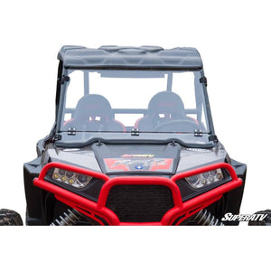 Polaris RZR 900 Scratch Resistant Flip Down Windshield by SuperATV FDWS-P-RZR1K-001-70 FDWS-P-RZR1K-001-70 SuperATV