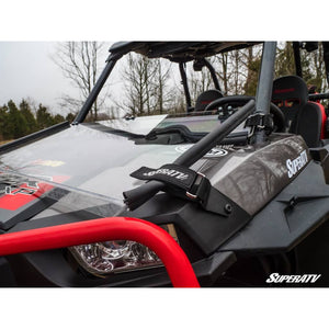 Polaris RZR 900 Scratch Resistant Flip Down Windshield by SuperATV FDWS-P-RZR1K-001-70 FDWS-P-RZR1K-001-70 SuperATV