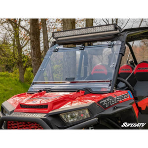 Polaris RZR 900 Scratch Resistant Flip Windshield by SuperATV FWS-P-RZR-1K-001-70#NH Folding Windshield FWS-P-RZR-1K-001-70#NH SuperATV