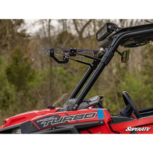 Polaris RZR 900 Scratch Resistant Flip Windshield by SuperATV FWS-P-RZR-1K-001-70#NH Folding Windshield FWS-P-RZR-1K-001-70#NH SuperATV