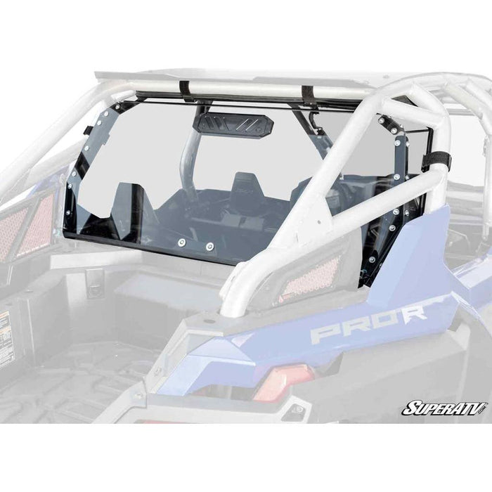 Polaris RZR Pro R Rear Vented Windshield by SuperATV