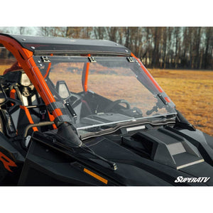 Polaris RZR Pro R Scratch-Resistant Flip Windshield by SuperATV Folding Windshield SuperATV