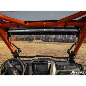 Polaris RZR Pro R Scratch-Resistant Flip Windshield by SuperATV Folding Windshield SuperATV