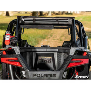 Polaris RZR PRO XP Rear Vented Windshield by SuperATV RWS-P-RZRTR-V-76#AA RWS-P-RZRTR-V-76#AA SuperATV 2 Seat