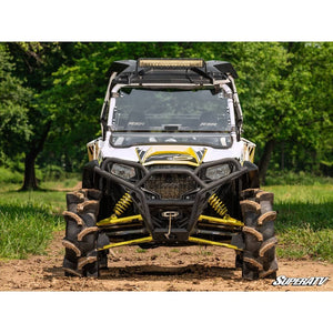 Polaris RZR Scratch Resistant Flip Windshield by SuperATV FWS-P-RZR-001-70 Folding Windshield FWS-P-RZR-001-70 SuperATV