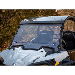 Polaris RZR Trail 900 Scratch-Resistant Flip Down Windshield by SuperATV FDWS-P-RZR900S-70 FDWS-P-RZR900S-70 SuperATV