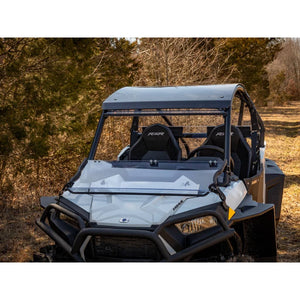 Polaris RZR Trail 900 Scratch-Resistant Flip Down Windshield by SuperATV FDWS-P-RZR900S-70 FDWS-P-RZR900S-70 SuperATV