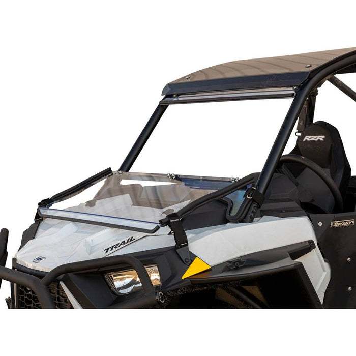 Polaris RZR Trail 900 Scratch-Resistant Flip Down Windshield by SuperATV