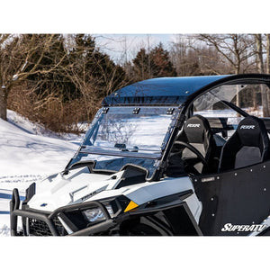 Polaris RZR Trail S 1000 Scratch-Resistant Flip Windshield by SuperATV FWS-P-RZR900S-70#SK Folding Windshield FWS-P-RZR900S-70#SK SuperATV