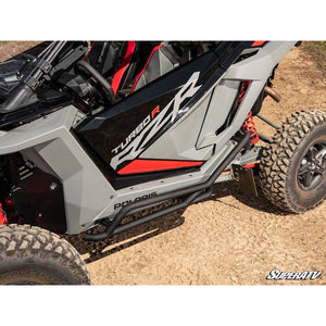 Polaris RZR Turbo R Rock Slider Nerf Bars by SuperATV Rock Slider SuperATV