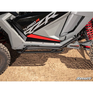 Polaris RZR Turbo R Rock Slider Nerf Bars by SuperATV Rock Slider SuperATV